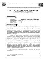 Business Ethics and Leadership.doc